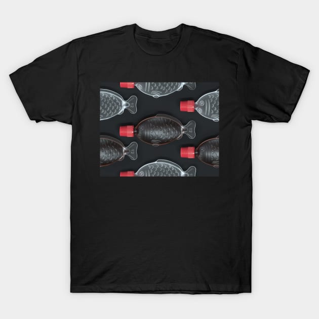 Sushi Fish Soya Sauce Pattern T-Shirt by rolphenstien